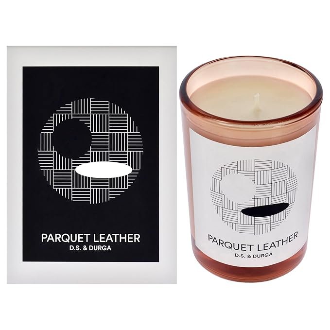 D.S. & Durga Parquet Leather by DS & Durga for Unisex - 7 oz Candle