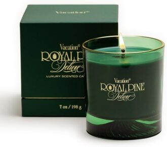 Royal Pine Deluxe Pine-Scented Candle by Vacation Sunscreen